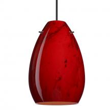 Besa Lighting XP-1713MA-BK - Besa Pendant Pera 6, Black Finish, Magma 1x50W MAX GY6.35 Base