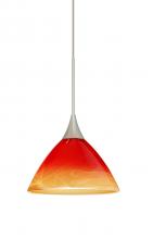 Besa Lighting XP-1743SL-SN - Besa Pendant Domi Satin Nickel Solare 1x50W Halogen