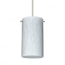 Besa Lighting XP-440419-LED-SN - Besa Stilo 7 Pendant Carrera Satin Nickel 1x5W LED