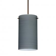 Besa Lighting XP-4404TN-LED-BR-L - Besa Stilo 7 Pendant Titan Bronze 1x5W LED, 15Ft. Cord