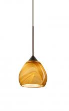 Besa Lighting 1XP-5605HN-BR - Besa Pendant Tay Tay Bronze Honey 1x50W Halogen