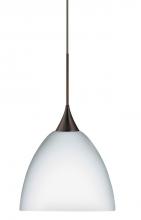 Besa Lighting 1XC-757007-LED-BR - BESA PENDANT SASHA BRONZE OPAL MATTE 1X6W LED