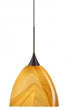 Besa Lighting 1XC-7570HN-BR - Besa Pendant Sasha Bronze Honey 1x50W GY6.35