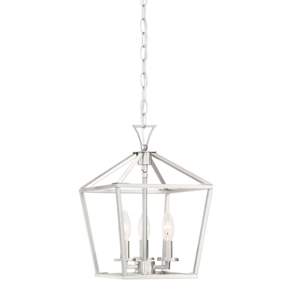 Townsend 3-Light Pendant in Satin Nickel