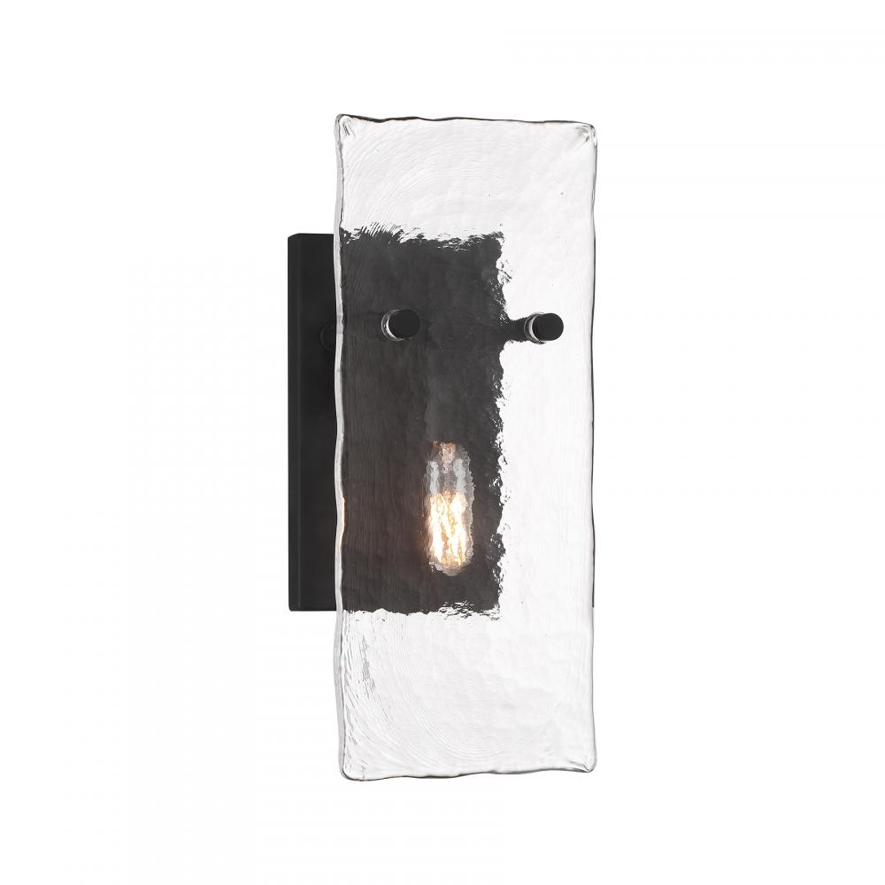 Genry 1-Light Wall Sconce in Matte Black