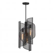 Savoy House 3-8033-3-89 - Hillbourne 3-Light Pendant in Matte Black