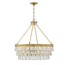 Savoy House 7-8701-6-322 - Windham 6-Light Pendant in Warm Brass