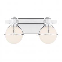 Savoy House 8-1060-2-11 - Pierce 2-Light Bathroom Vanity Light in Chrome