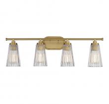 Savoy House 8-1745-4-322 - Chantilly 4-Light Bathroom Vanity Light in Warm Brass