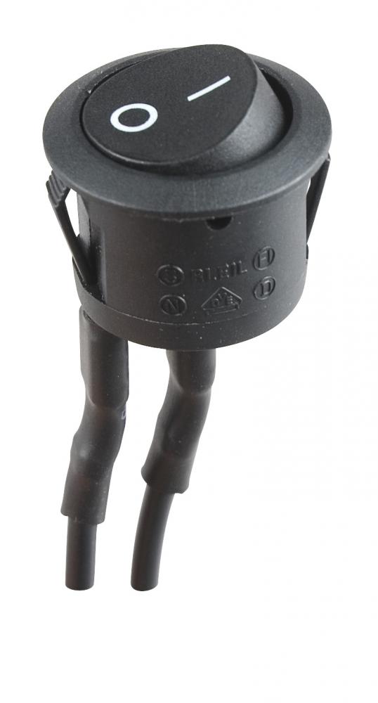 ROUND (ON/OFF) PUSH SWITCH 10A 125V  6A 250V UL CSA