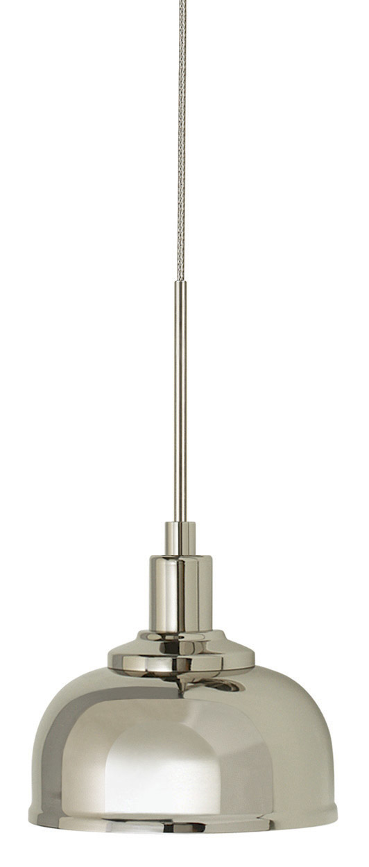 Pendant Castle Polished Nickel MR16 Halogen 35W Monopoint Canopy