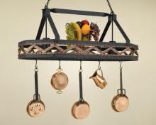 Hi-Lite MFG Co. H-64Y-D-BK01 - POT RACK COLLECTION