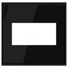 Legrand AWC2GBLN4 - adorne® Black Nickel Two-Gang Screwless Wall Plate