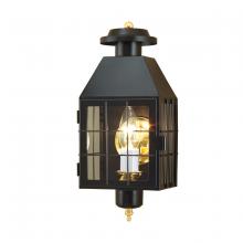 Norwell 1059-BL-CL - American Heritage Outdoor Wall Light - Black