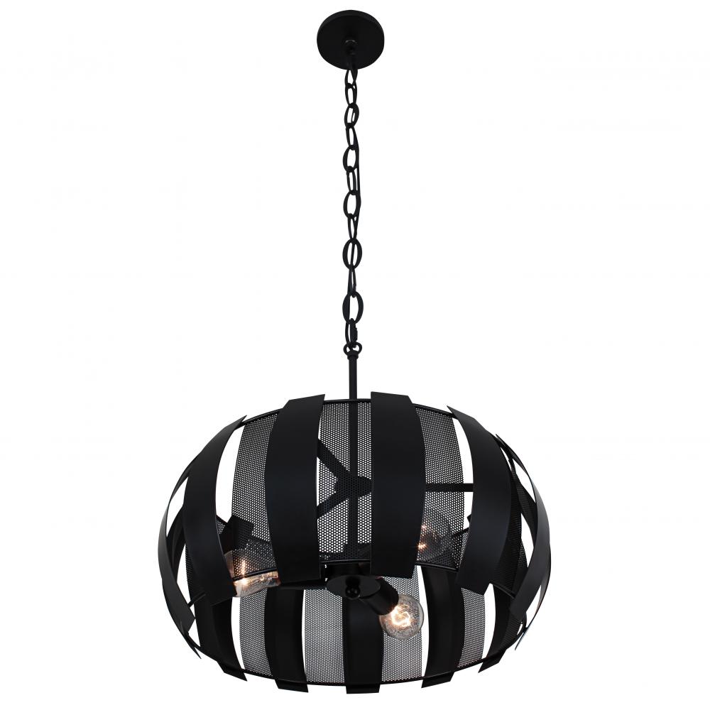 Sawyers Bar 3-Lt Pendant - Black