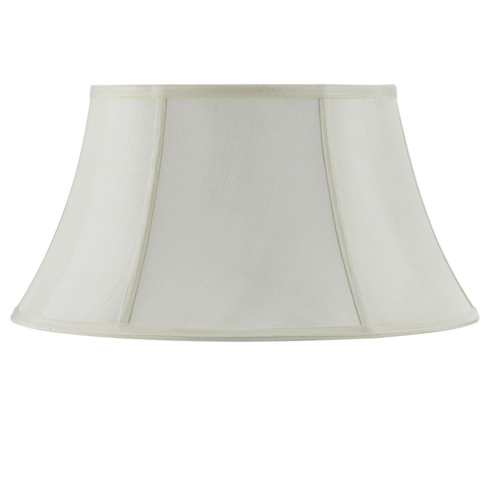 9.75" Tall Eggshell Fabric Shade