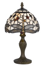 CAL Lighting BO-2380AC - 14" Height Zinc Cast Accent Lamp in Antique Brass