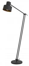 CAL Lighting BO-2966FL - 60W Davidson metal floor lamp with weighted base, adjustable upper and lower arms. On off socke