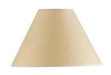 CAL Lighting SH-1074 - 9 1/4" Tall Beige Round Kraft Paper Shade