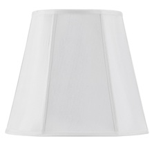 CAL Lighting SH-8107/16-WH - 16" Tall White Fabric Shade