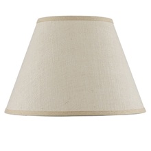 CAL Lighting SH-8111-16S - 11.5" Height Burlap Shade in Light Tan