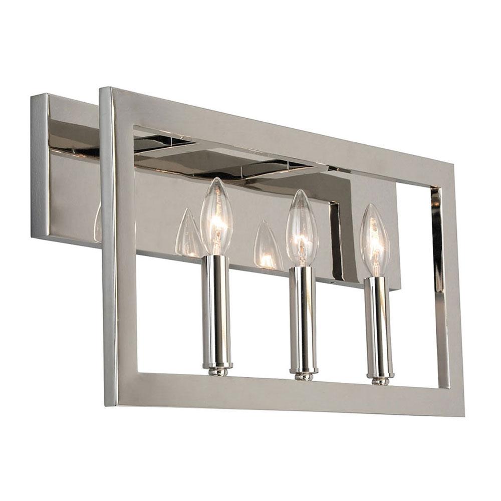 3x60W bath/vanity light with a satin nickel finish