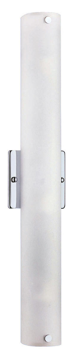 3x40W Vanity Light w/ Chrome Finish & Satin Glass