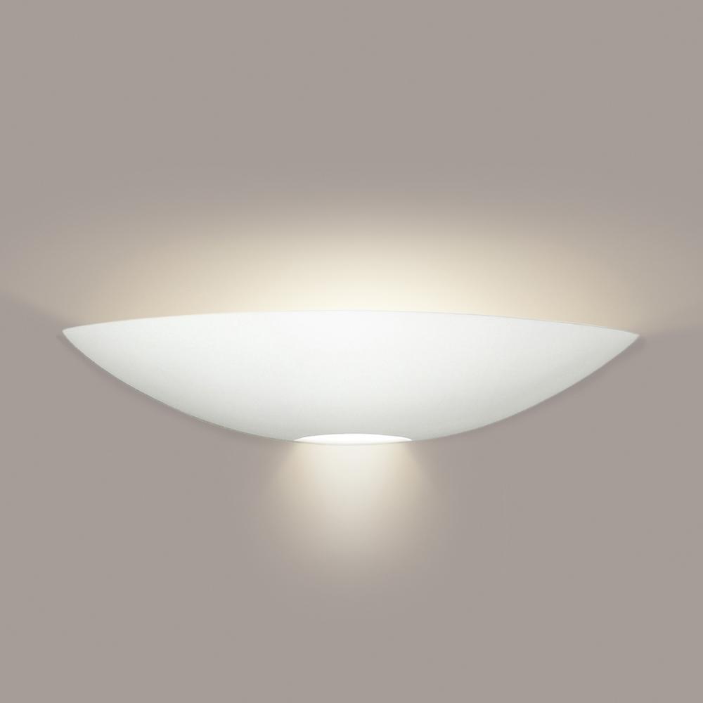 Oahu Wall Sconce: Dove (E26 Base Dimmable LED (Bulb included))