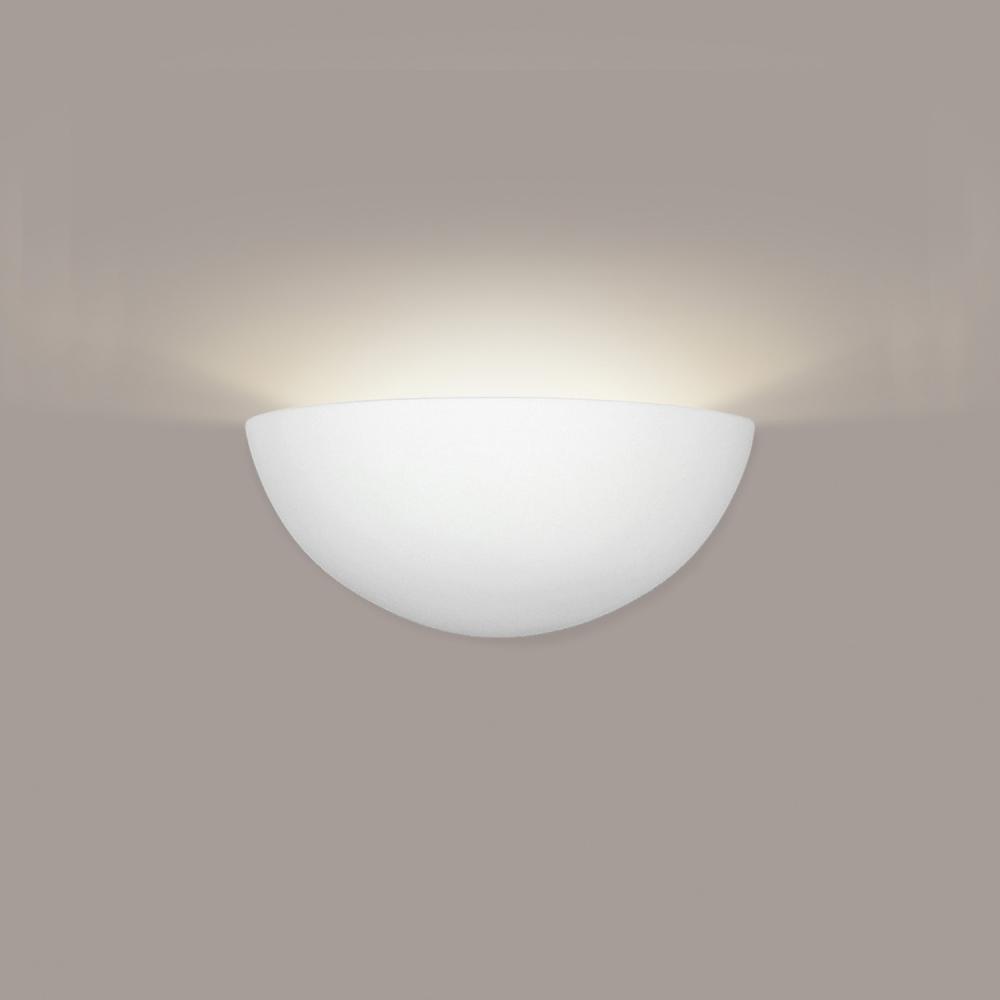 Thera Wall Sconce: White Gloss