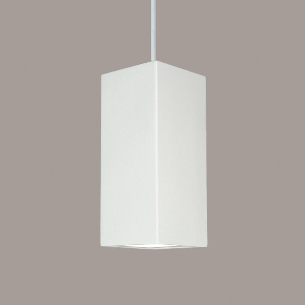 Gran Timor Pendant: Clay (White Cord & Canopy)