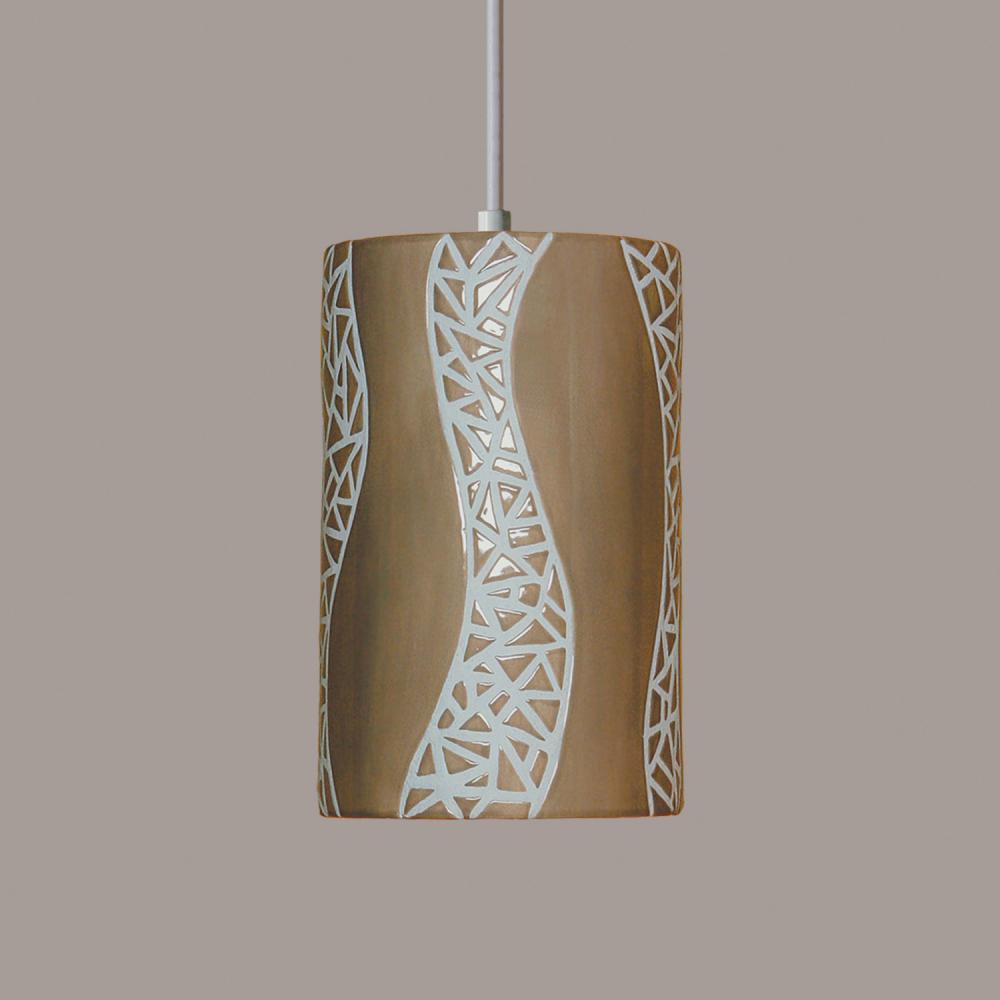 Passage Pendant Sand (Black Cord & Canopy)