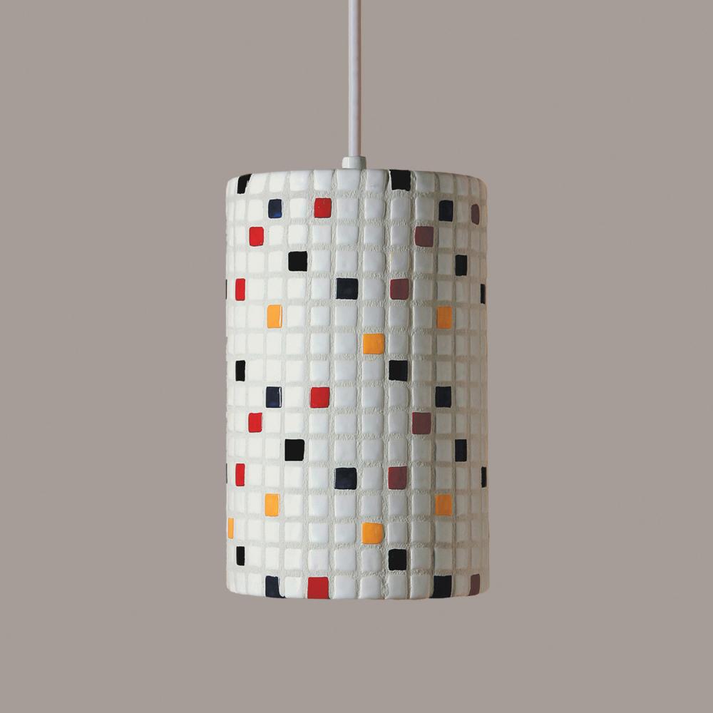 Confetti Pendant Multicolor (White Cord & Canopy)