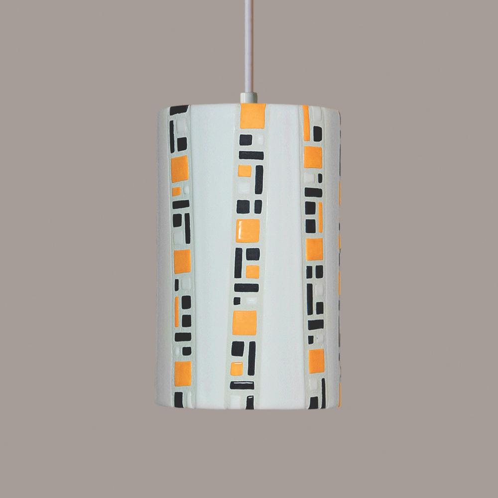 Ladders Pendant White (White Cord & Canopy)