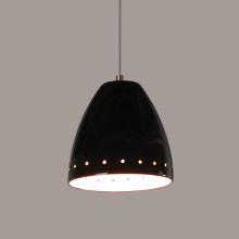 A-19 LVMP02-BG - Realm Low Voltage Mini Pendant Black Gloss