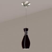 A-19 LVMP19-BG-LEDMR16 - Amphora Low Voltage Mini Pendant Black Gloss (12V Dimmable MR16 LED (Bulb included))