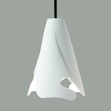 A-19 MP10-A22-BCC - Flora Mini Pendant: Black Forest Green (Black Cord & Canopy)