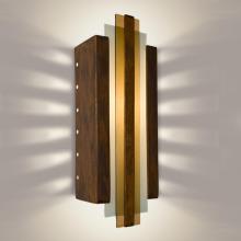 A-19 RE113-BT-CM - Empire Wall Sconce Butternut and Caramel