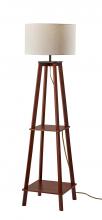 Adesso 3056-15 - Kirby Shelf Floor Lamp