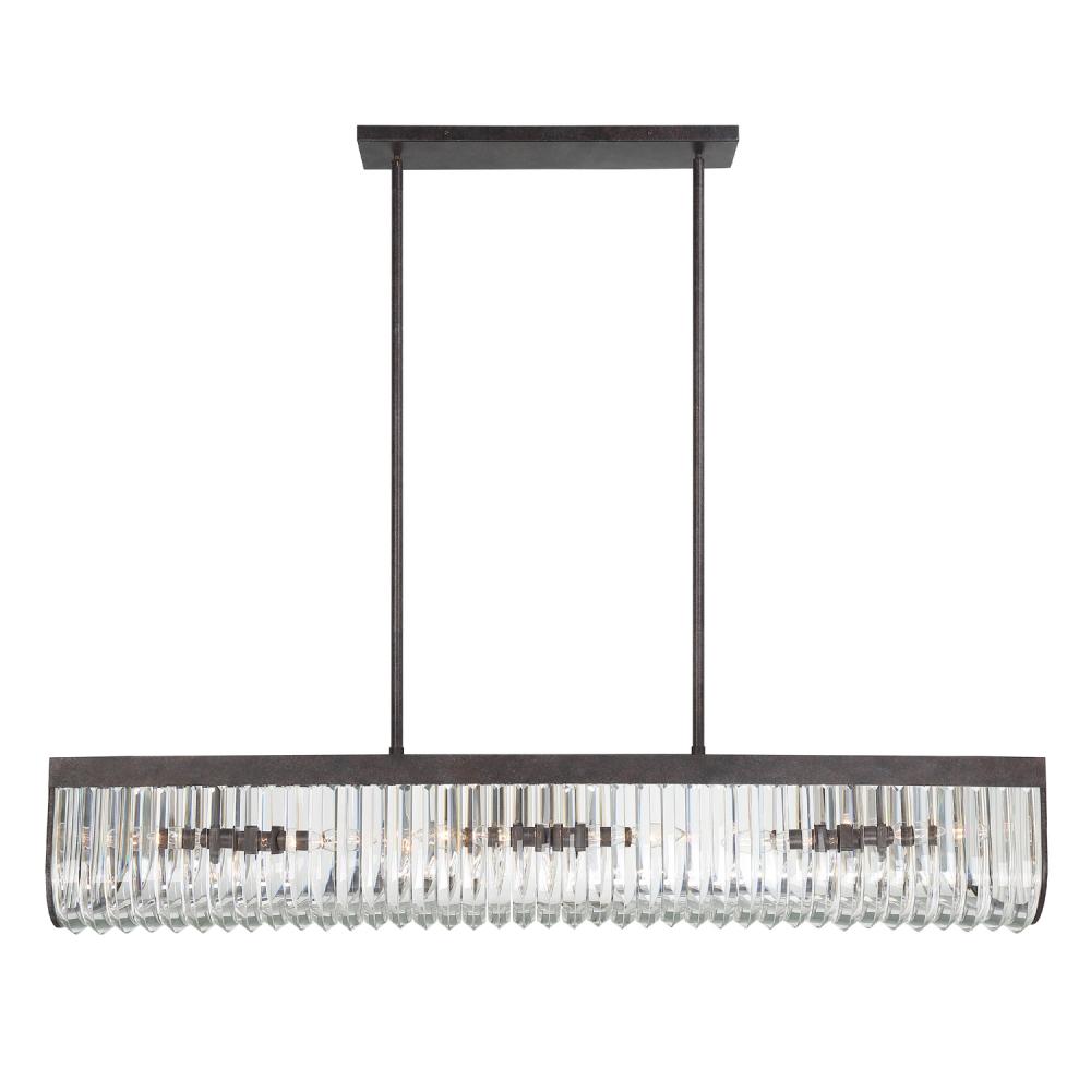 Alister 6 Light Charcoal Bronze Chandelier