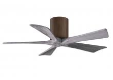 Matthews Fan Company IR5H-WN-BW-42 - Irene-5H five-blade flush mount paddle fan in Walnut finish with 42” solid barn wood tone blades