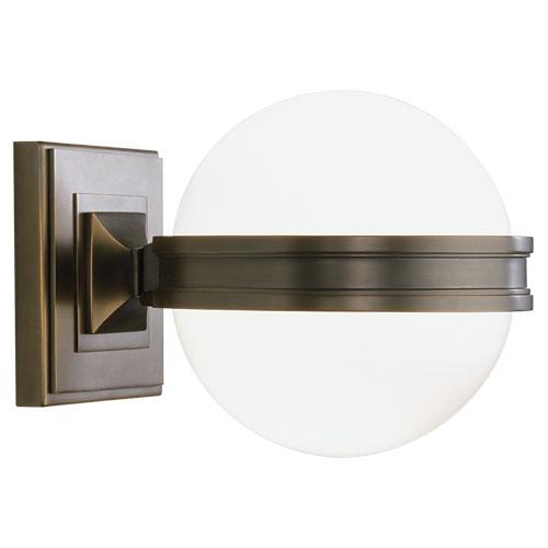 Two Light Bronze Wall Light