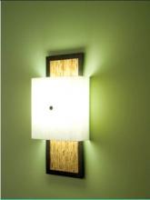 WPT Design WIN-BZ-WH-TF - Windows-Sconce-Fluorescent-White Diffuser-Toffee Windows, Bronze Platform