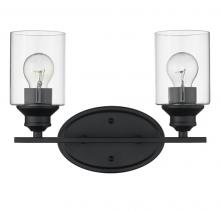 Acclaim Lighting IN41451BK - Gemma 2-Light Matte Black Vanity