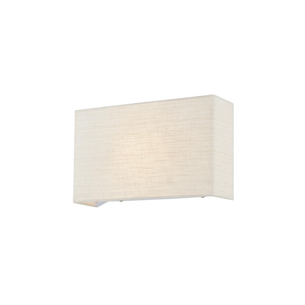 ADA Rectangle Fabric Wall Sconce