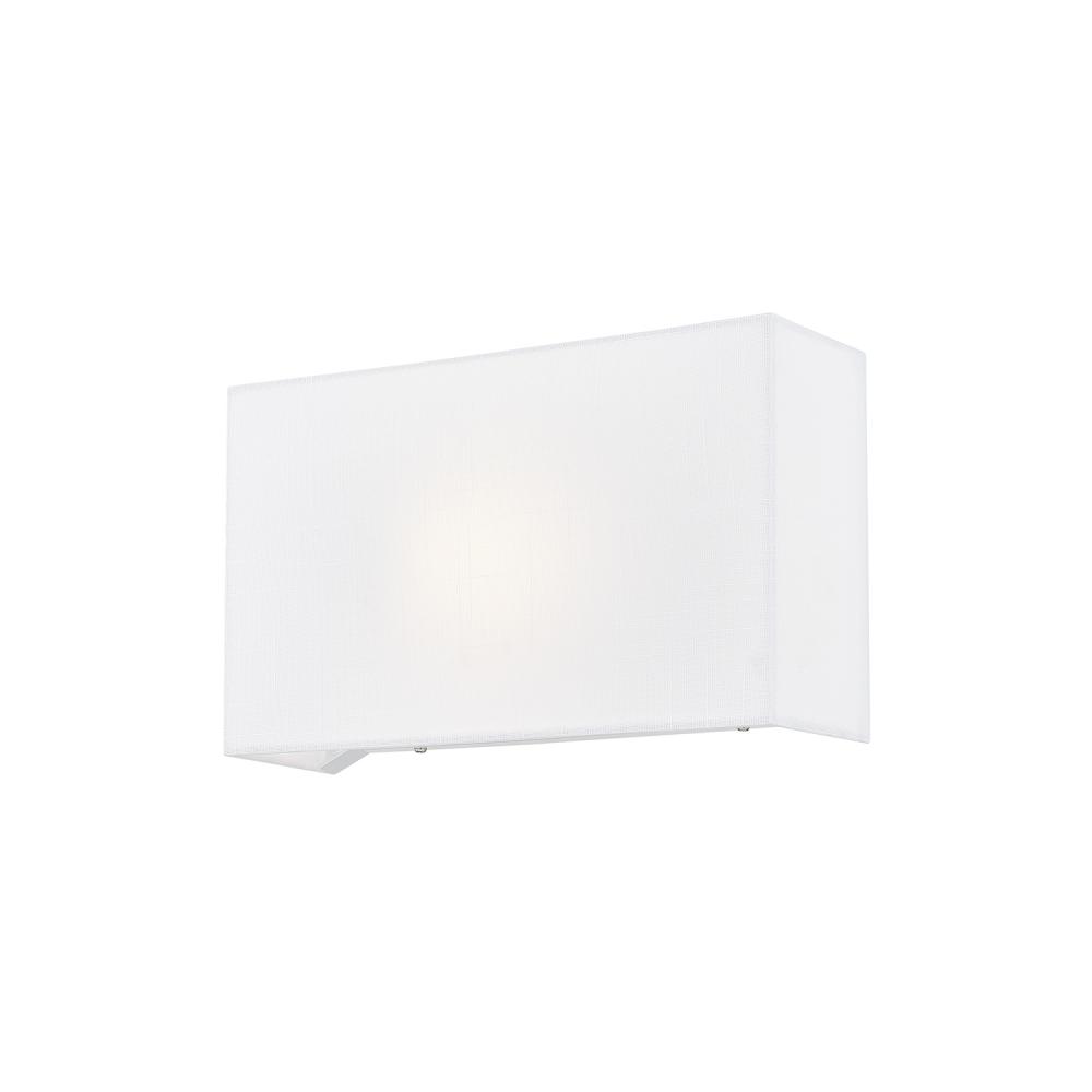 ADA Rectangle Fabric Wall Sconce