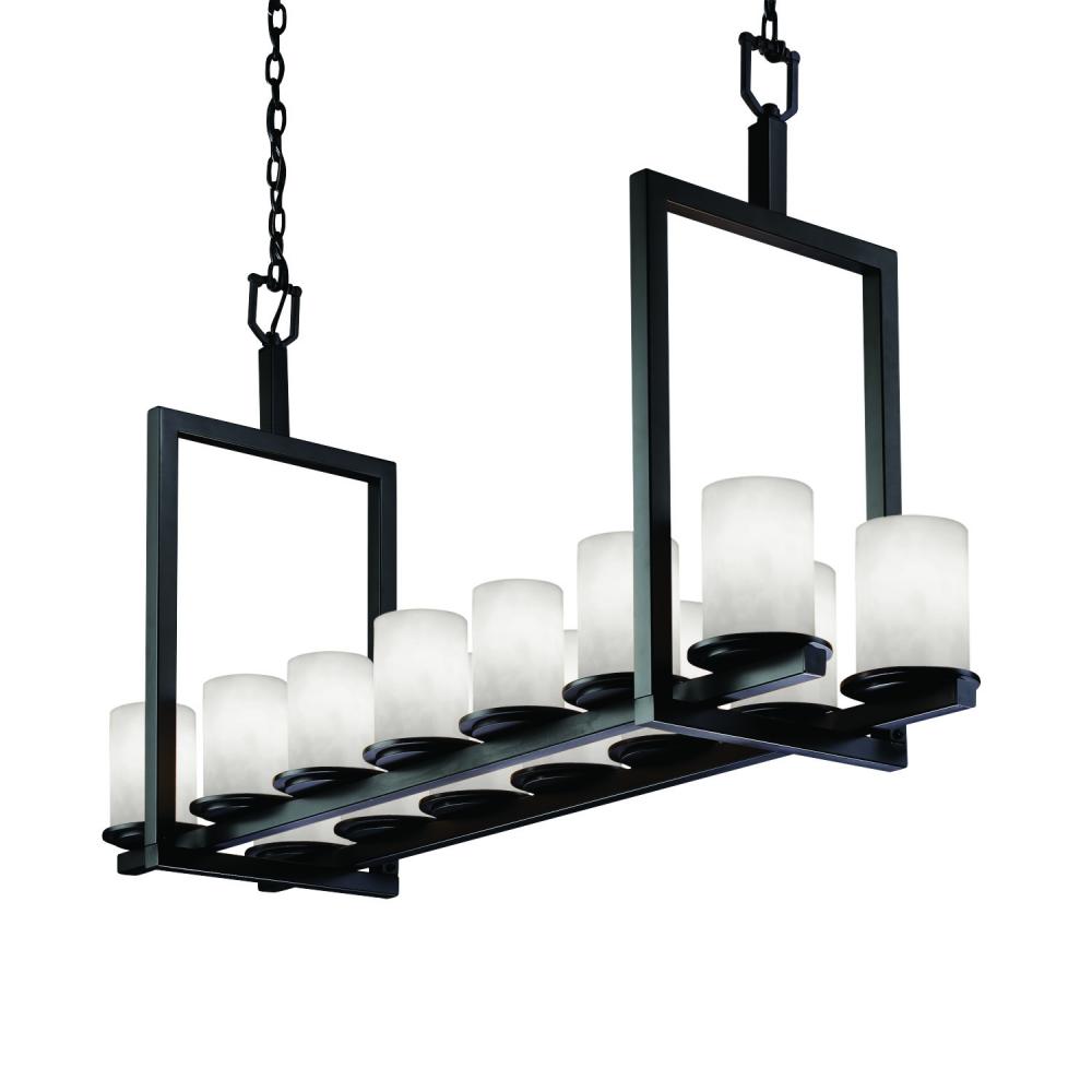 Dakota 14-Light Bridge LED Chandelier (Short)