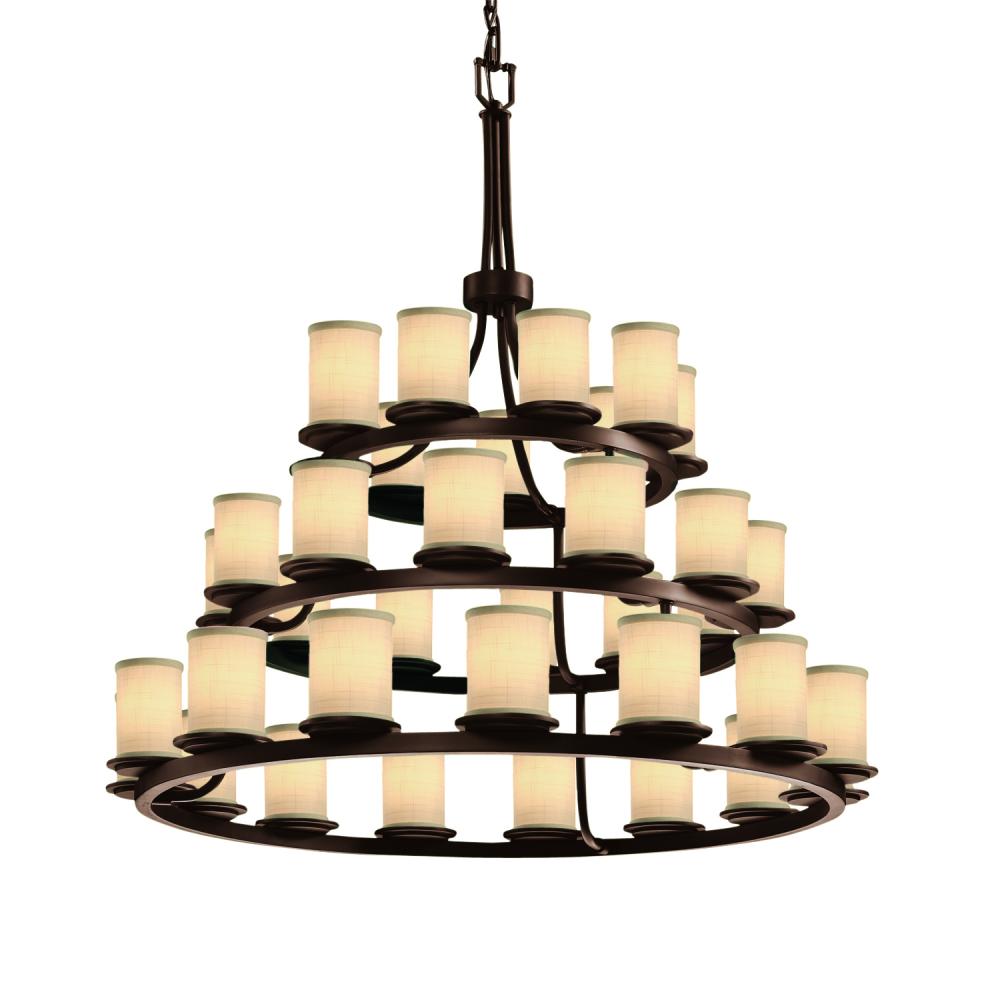 Dakota 36-Light 3-Tier Ring Chandelier