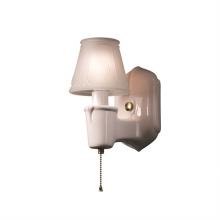 Justice Design Group CER-7150-BIS - Chateau Single-Arm w/ Clip-On Glass Shade