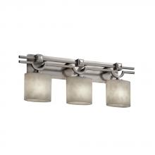 Justice Design Group CLD-8503-15-DBRZ - Argyle 3-Light Bath Bar