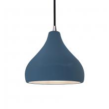 Justice Design Group CER-6560-MDMT-NCKL-BKCD - Small Droplet 1-Light Pendant